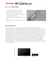 icon Datenblatt ViewSonic LDM136-151