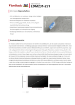 icon Datenblatt ViewSonic LDM231-251