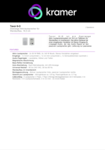 icon datenblatt Kramer Travor 6-O