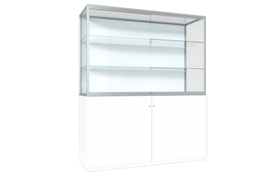 Vitrine mit Unterschrank