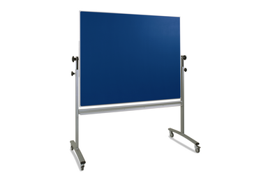 Fahrbare Gestelltafel 360 Grad drehbar und höhenverstellbar Blau-3500 x 2330