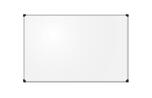 Whiteboard Weiß, Rahmen Silber mit schwarzen Ecken