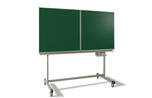 klappschiebetafel-fahrbar-schräg-grün