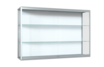Hängevitrine mit Alurahmen