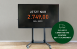 Wittler interaktives Touch-Display 86 Zoll fahrbar fdv4 inklusive Lieferung und Montage