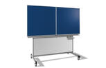Klappschiebetafel-fahrbar-Unterbau-Blau