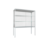 Glasvitrine mit Beinen
